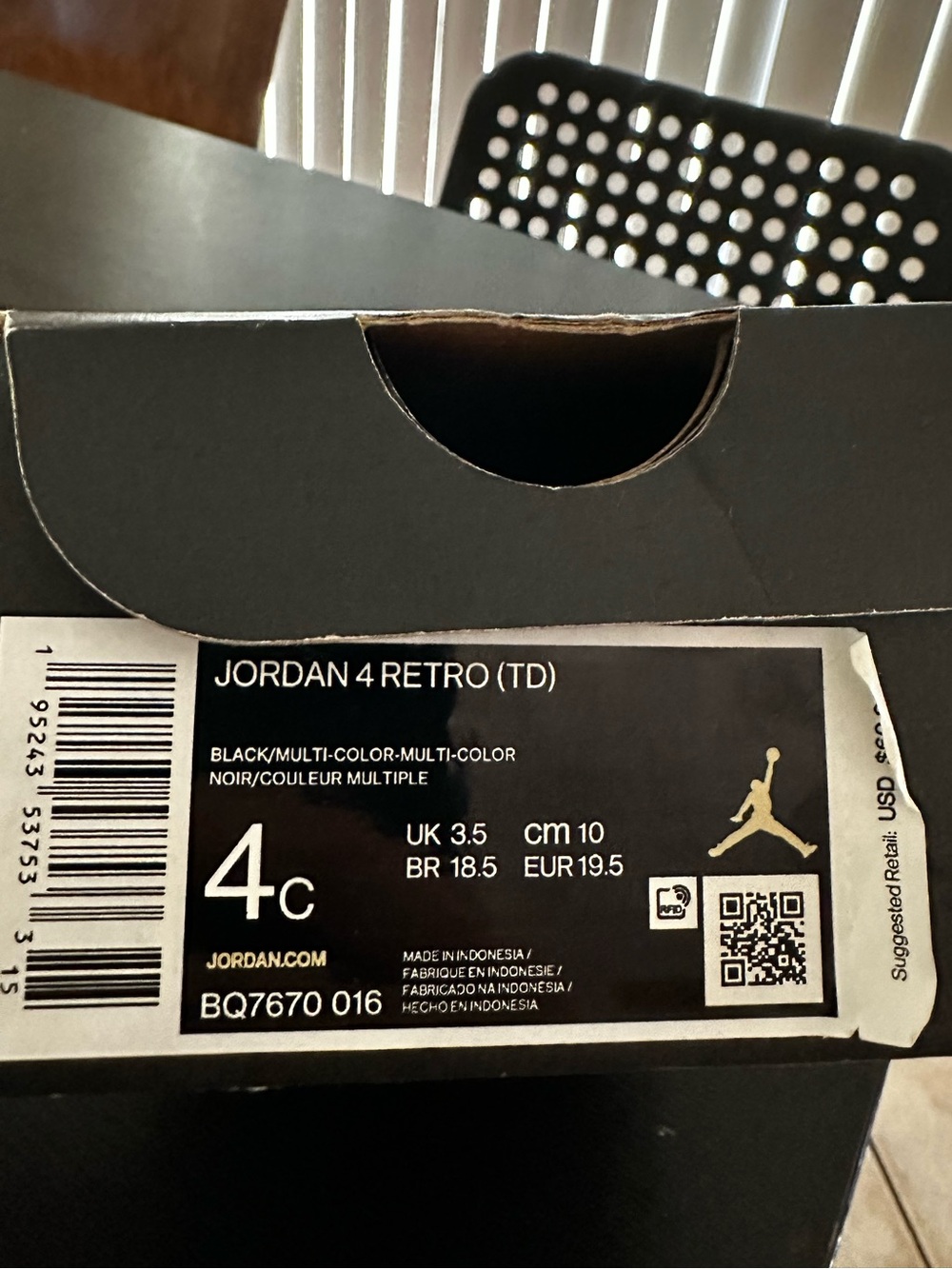 Jordan 4 Retro (TD) - Picture 3 of 7